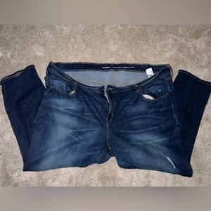 Size 20 boyfriend skinny jeans old navy